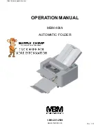 MBM 408A Operation Manual preview