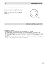 Предварительный просмотр 11 страницы MBM ECC46 Installation, Use And Maintenance Instructions