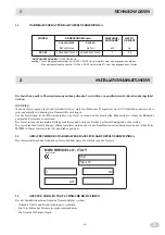 Preview for 19 page of MBM ECC46 Installation, Use And Maintenance Instructions