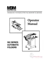 Preview for 2 page of MBM F 352 Operator'S Manual