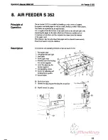 Preview for 15 page of MBM F 352 Operator'S Manual