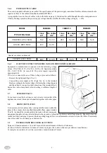 Preview for 8 page of MBM FEMD110 Installation, Use And Maintenance Instructions