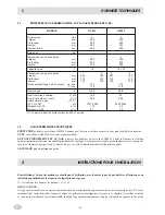 Preview for 22 page of MBM GF49T Installation, Use And Maintenance Instructions