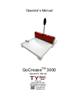 MBM GoCrease 3000 Operator'S Manual preview