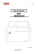 Предварительный просмотр 1 страницы MBM iBOOKLET Service Manual