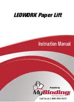 MBM LEOWORK Instruction Manual preview