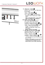 Preview for 6 page of MBM LEOWORK Instruction Manual