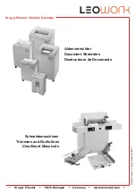 Preview for 13 page of MBM LEOWORK Instruction Manual