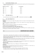 Preview for 20 page of MBM MINIMA Series Installation, Use And Maintenance Instructions