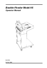 MBM Model 46 Operator'S Manual preview