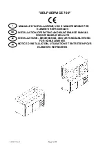 MBM SELF-SERVICE 700 Installation, Operating And Maintenance Manual предпросмотр