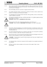 Предварительный просмотр 10 страницы MBO FA 66 ME Operating Manual