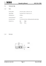 Предварительный просмотр 5 страницы MBO SAP 46 L Operating Manual