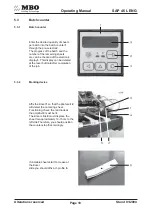 Предварительный просмотр 18 страницы MBO SAP 46 L Operating Manual