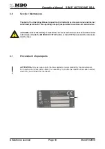 Предварительный просмотр 18 страницы MBO SBAP 46-ME Operating Manual