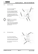 Предварительный просмотр 58 страницы MBO SBAP 46-ME Operating Manual