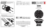 Preview for 2 page of MBQuart NAUTI NW1-254 Quick Start Installation Manual