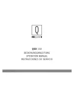 MBQuart Q-Line QSD 164 Operation Manual предпросмотр