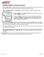 Preview for 3 page of MBRP S6204304 Installation Instructions