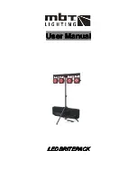 Preview for 1 page of mbt Lighting LEDBRITEPACK User Manual