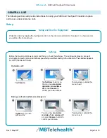 Предварительный просмотр 5 страницы MBTelehealth SX80 with Touchpad 10 User Manual