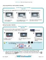 Preview for 14 page of MBTelehealth SX80 with Touchpad 10 User Manual