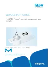 Предварительный просмотр 1 страницы MBV Millipore Atmos MAS-100 Quick Start Manual