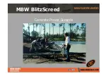 MBW BlitzScreed Manual preview