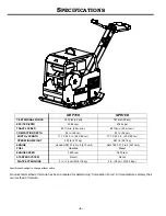 Preview for 7 page of MBW GPR78D Operator'S Safety And Service Manual