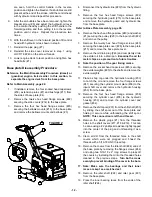 Preview for 15 page of MBW GPR78D Operator'S Safety And Service Manual