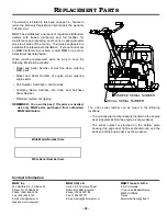 Preview for 23 page of MBW GPR78D Operator'S Safety And Service Manual