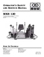 Preview for 1 page of MBW MK8-120 Operator'S Safety And Service Manual