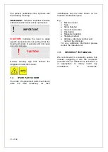 Preview for 11 page of MBW MK8-75 Operator'S Safety And Service Manual