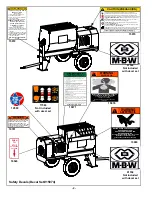 Preview for 5 page of MBW MM121 Operator'S Manual