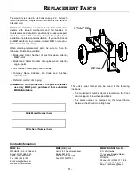 Preview for 14 page of MBW MM121 Operator'S Manual