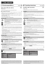 MC Crypt 304999 Operating Instructions предпросмотр