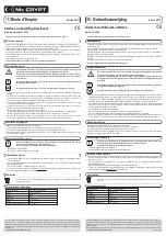 Preview for 2 page of MC Crypt 304999 Operating Instructions