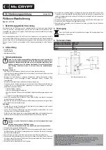 MC Crypt 31 13 04 Operating Instructions предпросмотр