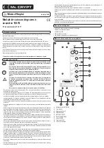 Предварительный просмотр 5 страницы MC Crypt 31 23 77 Operating Instructions Manual