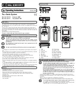 Preview for 3 page of MC Crypt 31 45 20 Operating Instructions Manual