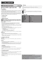 Предварительный просмотр 2 страницы MC Crypt 59 13 32 Operating Instructions