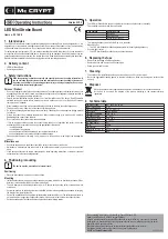 Предварительный просмотр 2 страницы MC Crypt 59 14 68 Operating Instructions