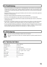 Preview for 15 page of MC Crypt 65 08 95 Operating Instructions Manual