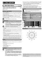 Предварительный просмотр 1 страницы MC Crypt CM568 Operating Instructions