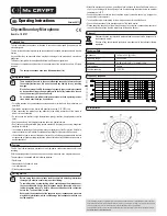 Предварительный просмотр 2 страницы MC Crypt CM568 Operating Instructions