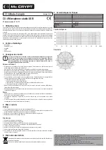 Предварительный просмотр 3 страницы MC Crypt CU-4 Operating Instructions