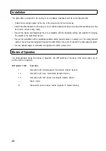 Предварительный просмотр 22 страницы MC Crypt DL-1101 Instruction Manual