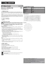 Предварительный просмотр 3 страницы MC Crypt DM-564U Operating Instructions