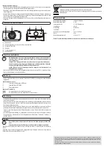 Предварительный просмотр 2 страницы MC Crypt GLP-08 Operating Instructions Manual