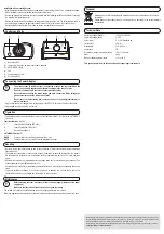 Предварительный просмотр 4 страницы MC Crypt GLP-08 Operating Instructions Manual